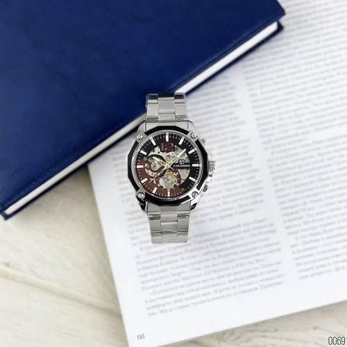 Forsining 8207 Silver-Black - 6