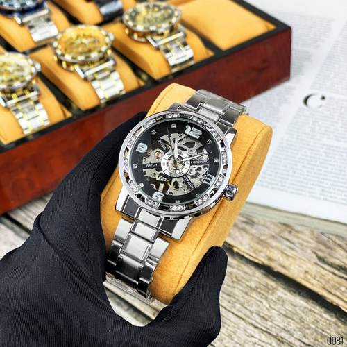 Forsining 8209 Silver-Black - 4