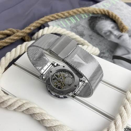 Forsining 8209 Silver-Black - 4