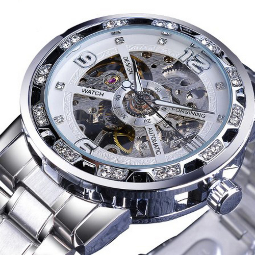 Forsining 8209 Silver-White - 2