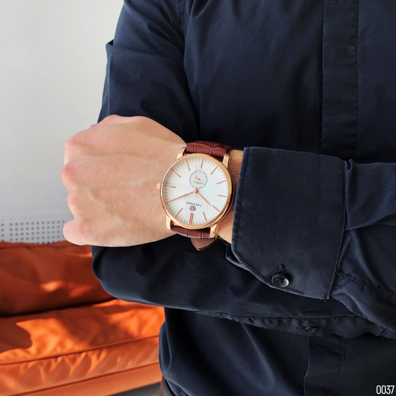 Forsining 8214 Gold-White-Brown - 7