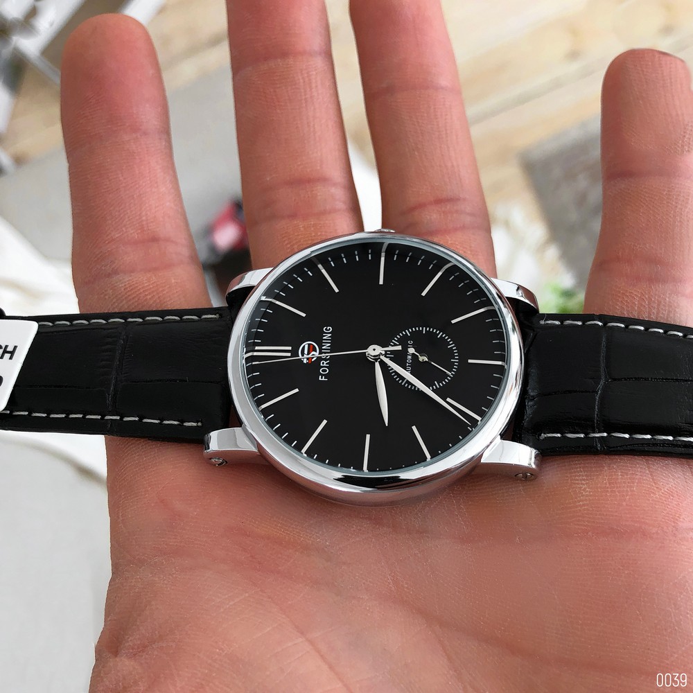 Forsining 8214 Silver-Black - 8