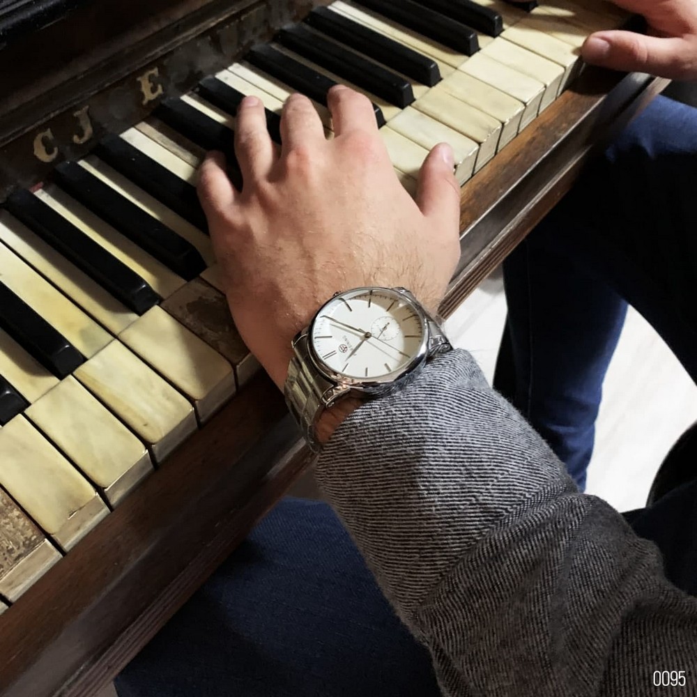 Forsining 8214 Silver-White - 6