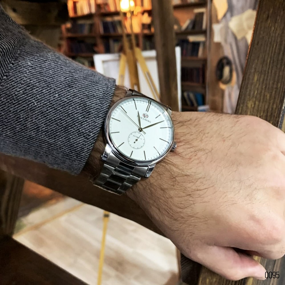 Forsining 8214 Silver-White - 7