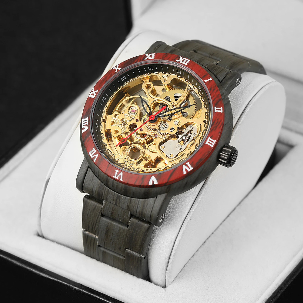 Forsining 8277 Black-Red-Gold - 4