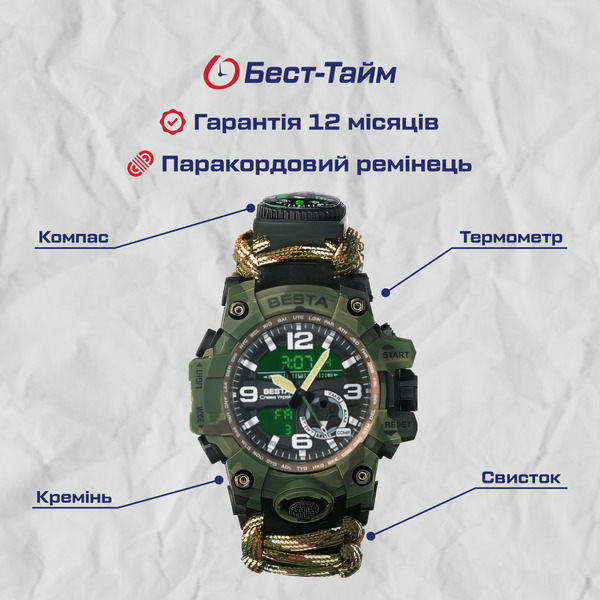 Hemsut Military з компасом - 5