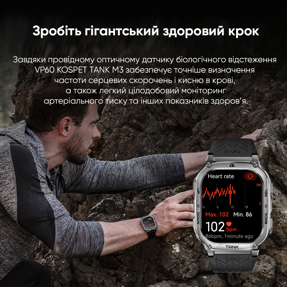 Kospet TANK M3 Black - 17