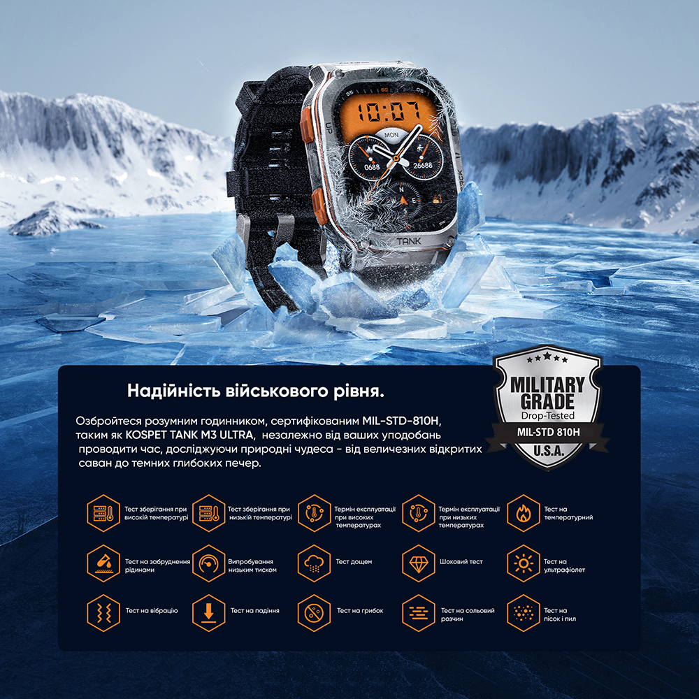 Kospet TANK M3 ULTRA Silver - 10