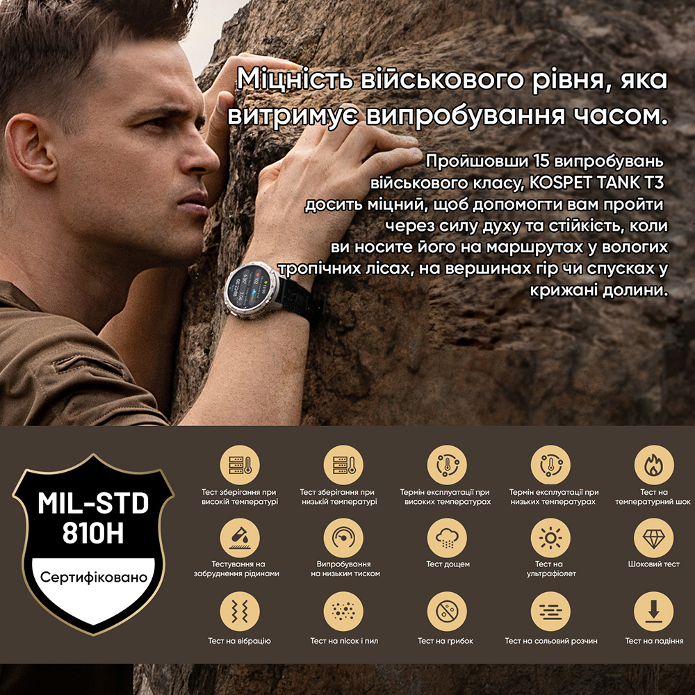 Kospet TANK T3 Black - 6