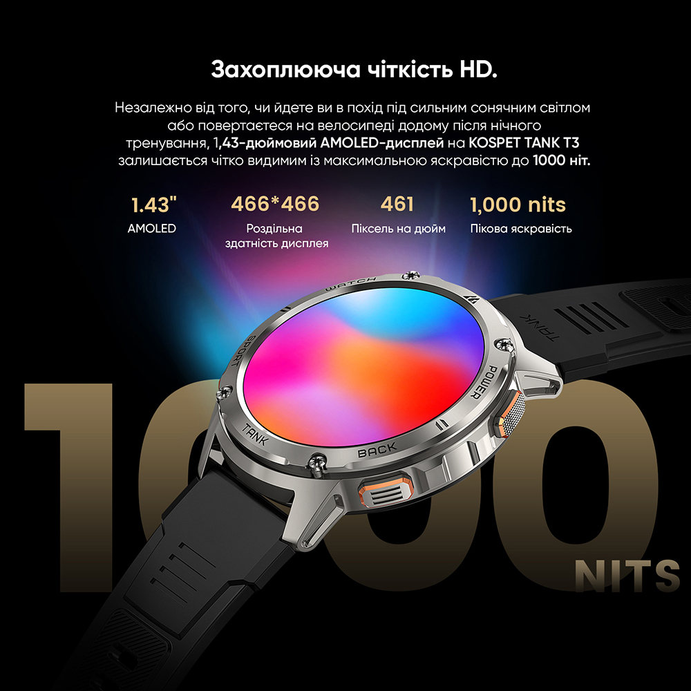 Kospet TANK T3 Silver - 9