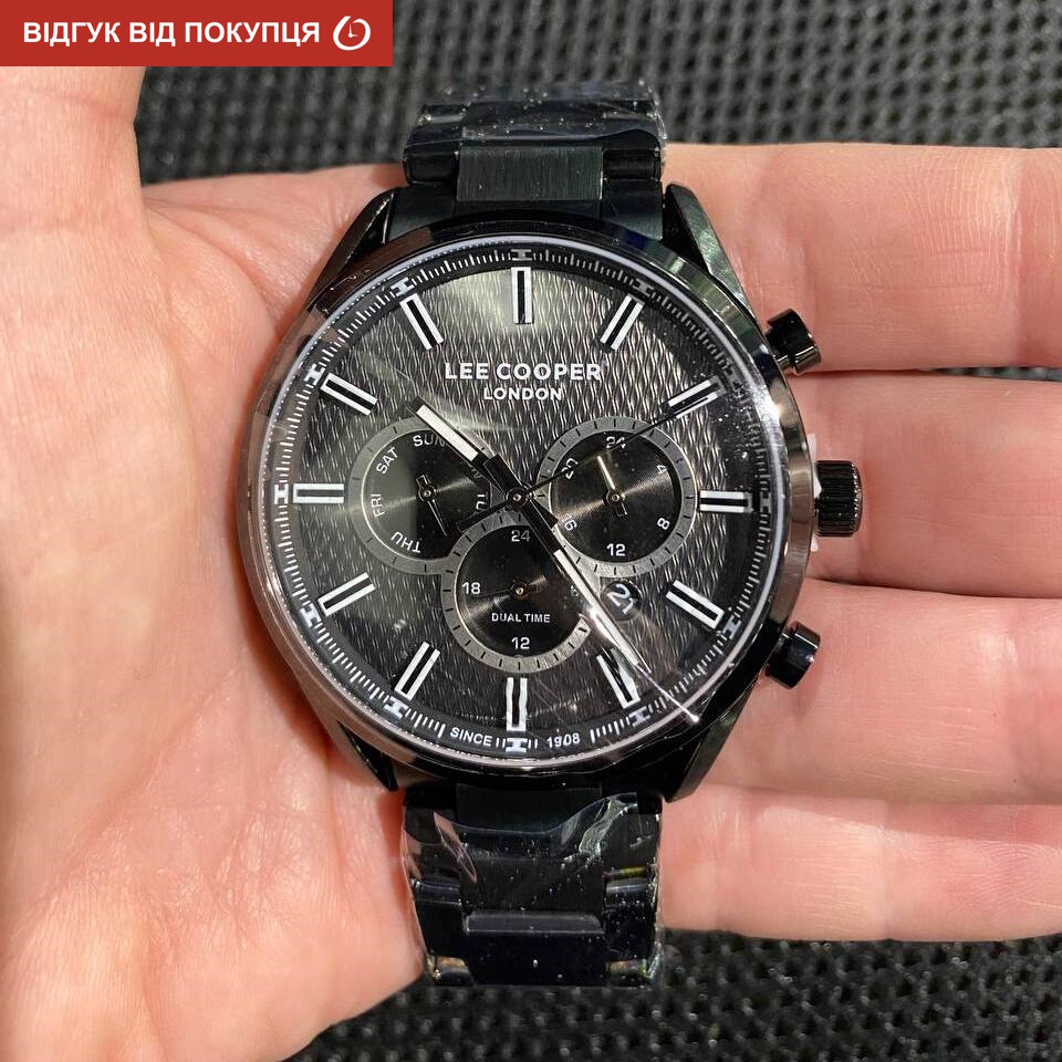 Lee Cooper England Black - 12