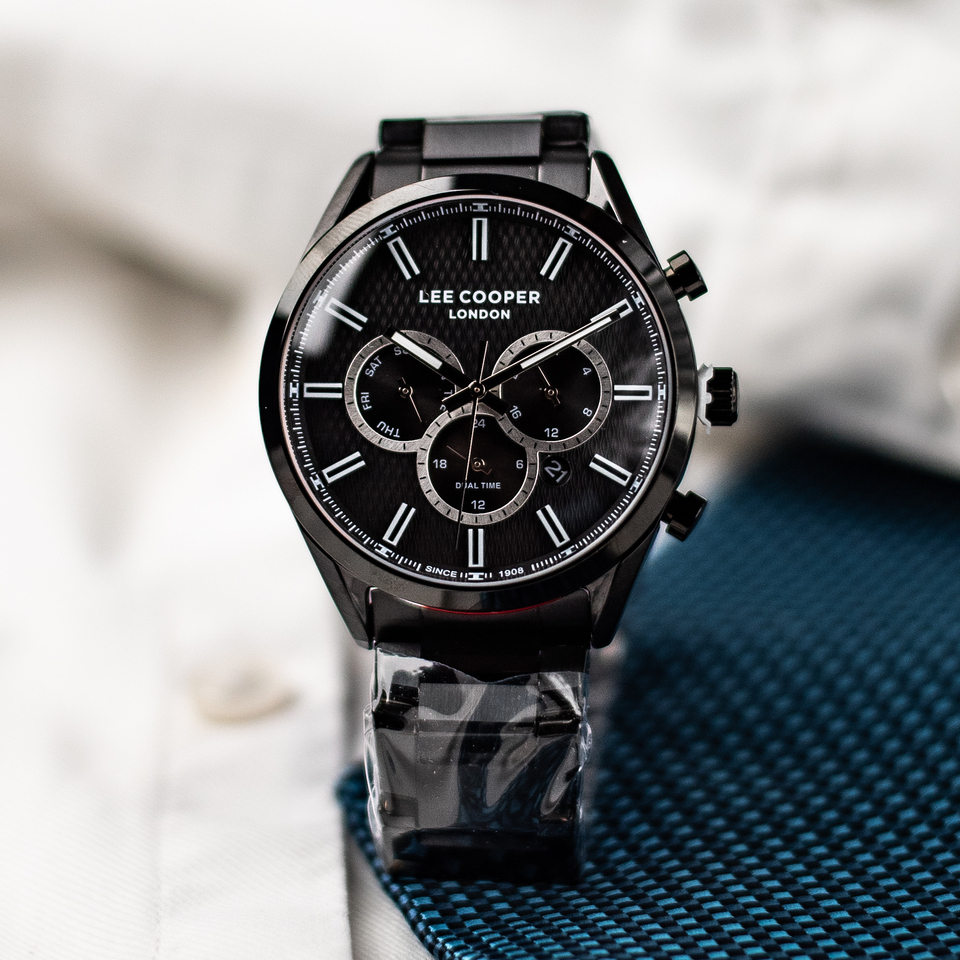 Lee Cooper England Midnight Black, 2 ремінці - 2