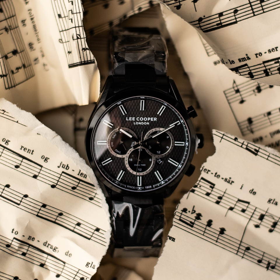 Lee Cooper England Midnight Black, 2 ремінці - 3