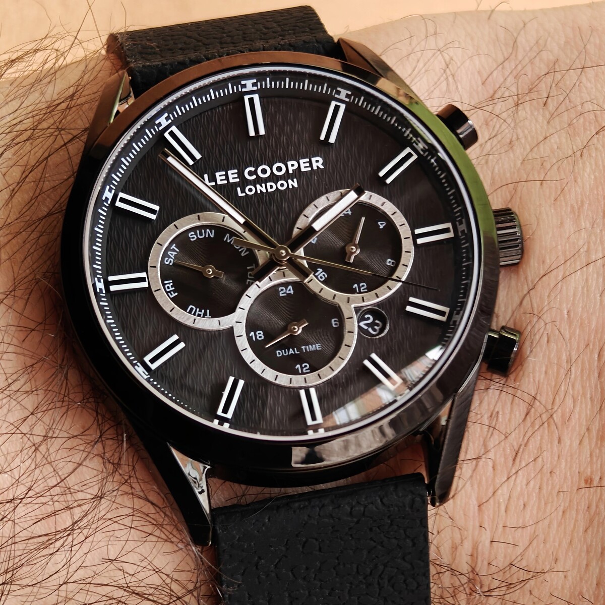 Lee Cooper England Midnight Black, 2 ремінці - 6