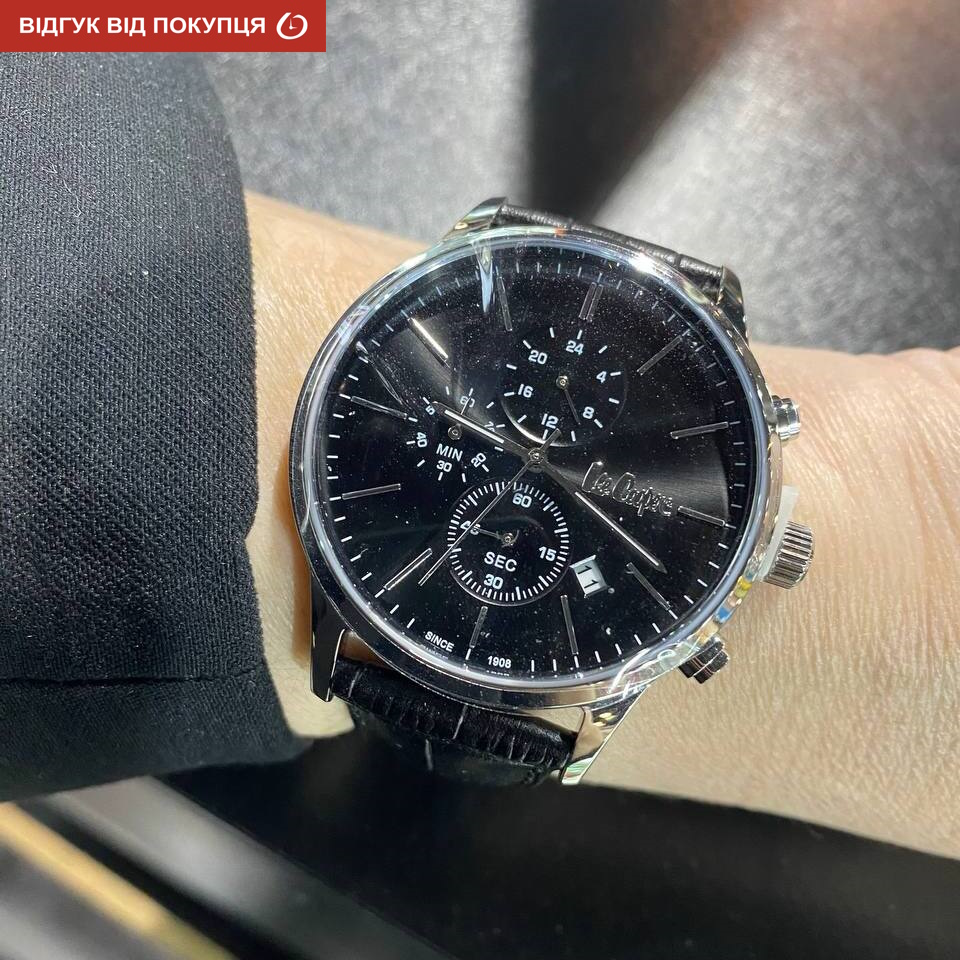 Lee Cooper Leather Black - 10