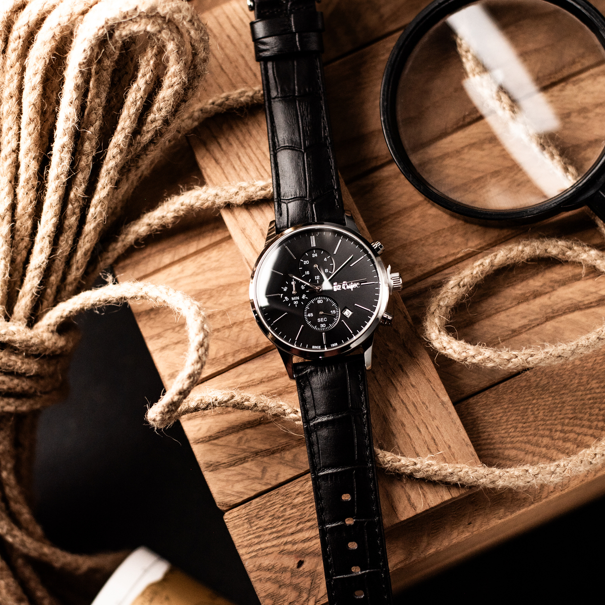 Lee Cooper Leather Black - 5