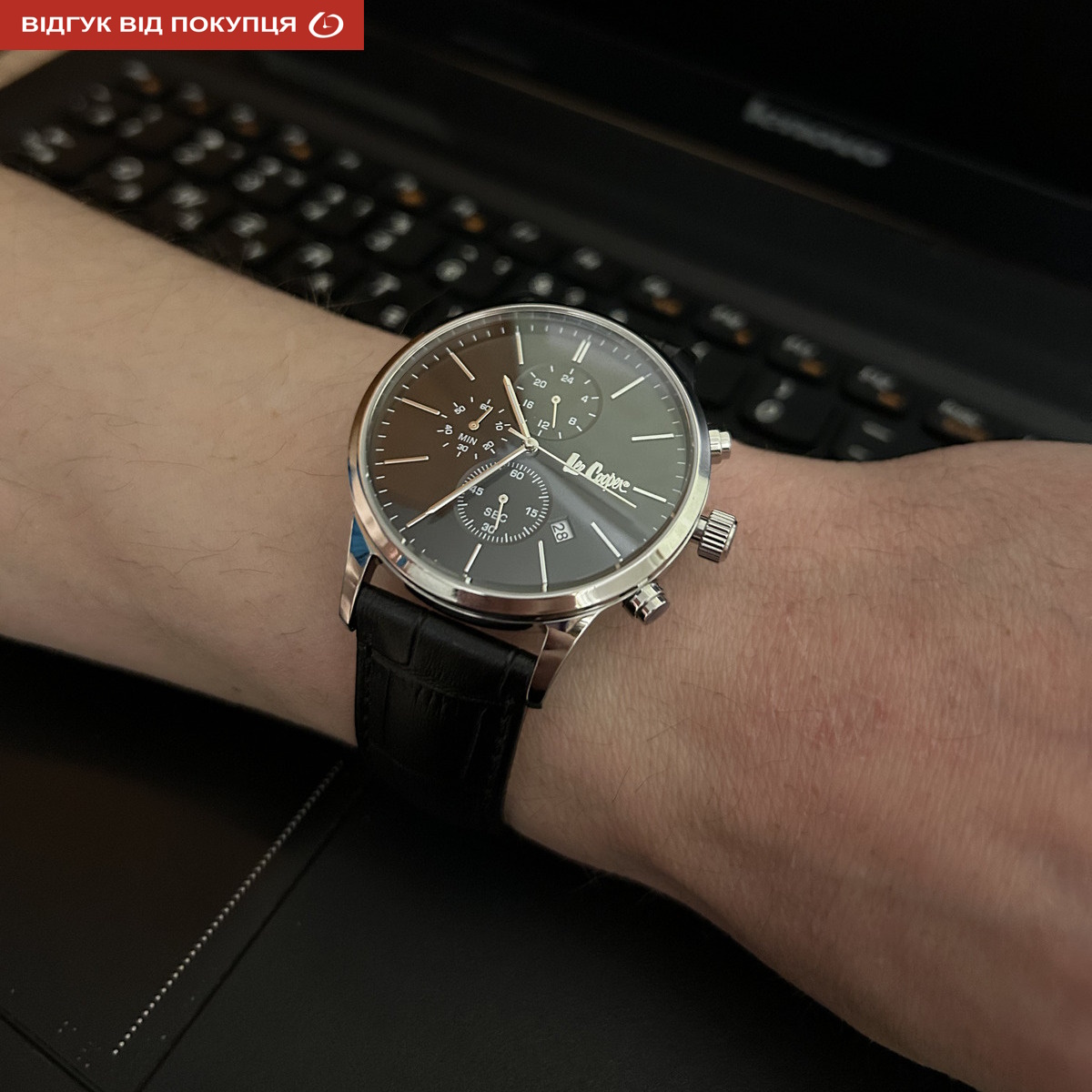 Lee Cooper Leather Black - 9