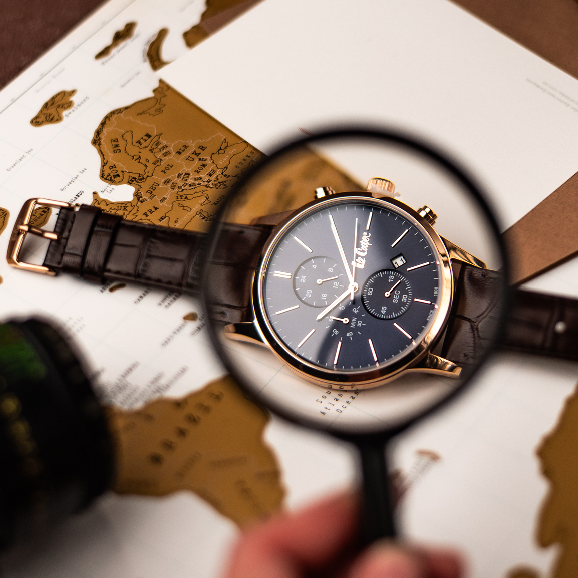 Lee Cooper Leather Gold - 7