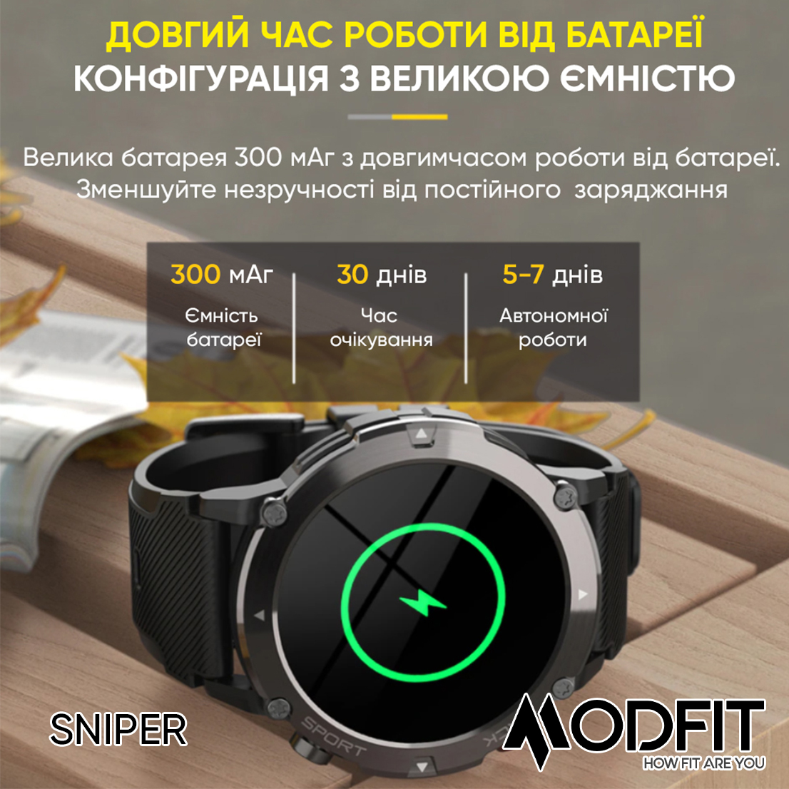 Modfit Sniper All Black 36 мм. - 19