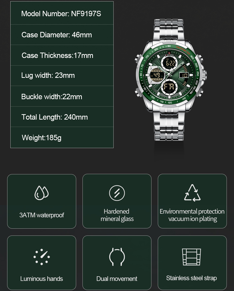 Naviforce Fly Steel - 15