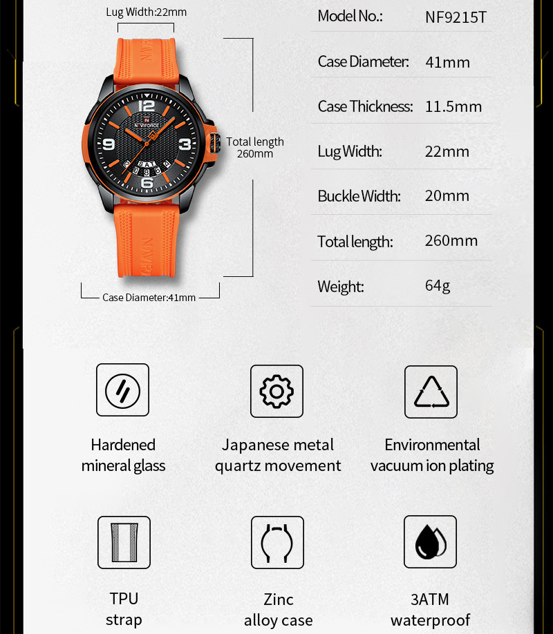 Naviforce Young Orange - 15
