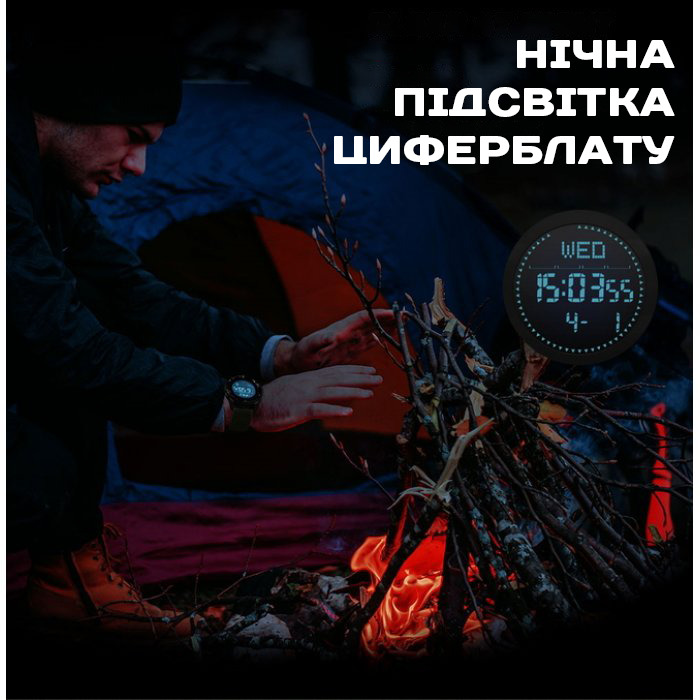 North Edge Alps Black з компасом, 2 ремінці - 12