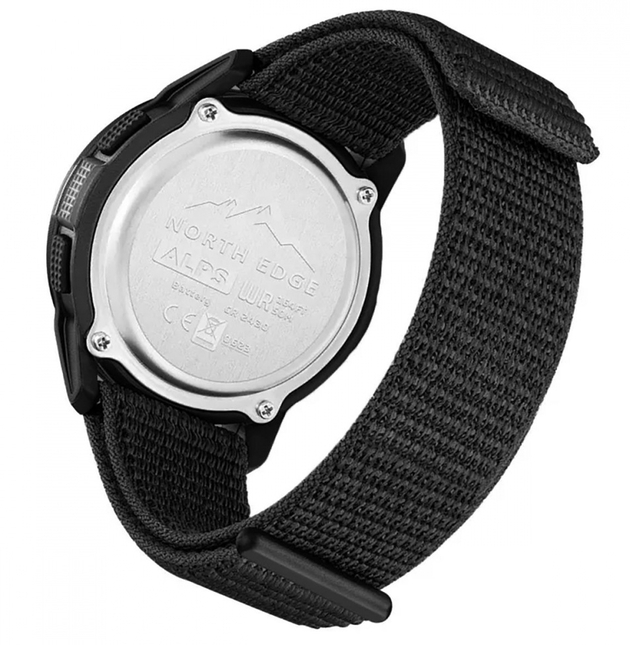North Edge Alps Black з компасом, 2 ремінці - 19