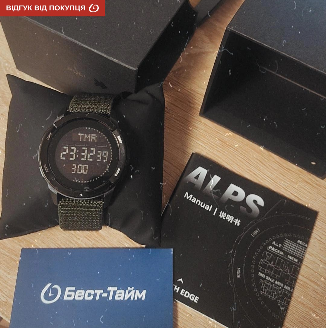 North Edge Alps Black з компасом, 2 ремінці - 22