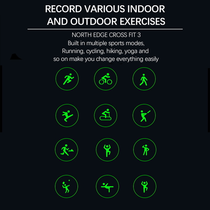 North Edge CrossFit GPS Black з компасом - 18
