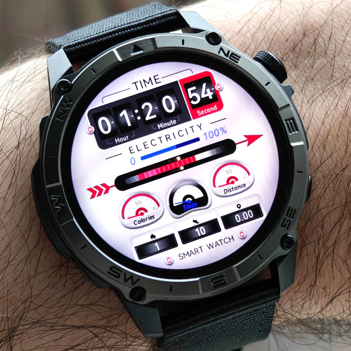 North Edge GPS Titan Black Spider, 2 ремінці - 7