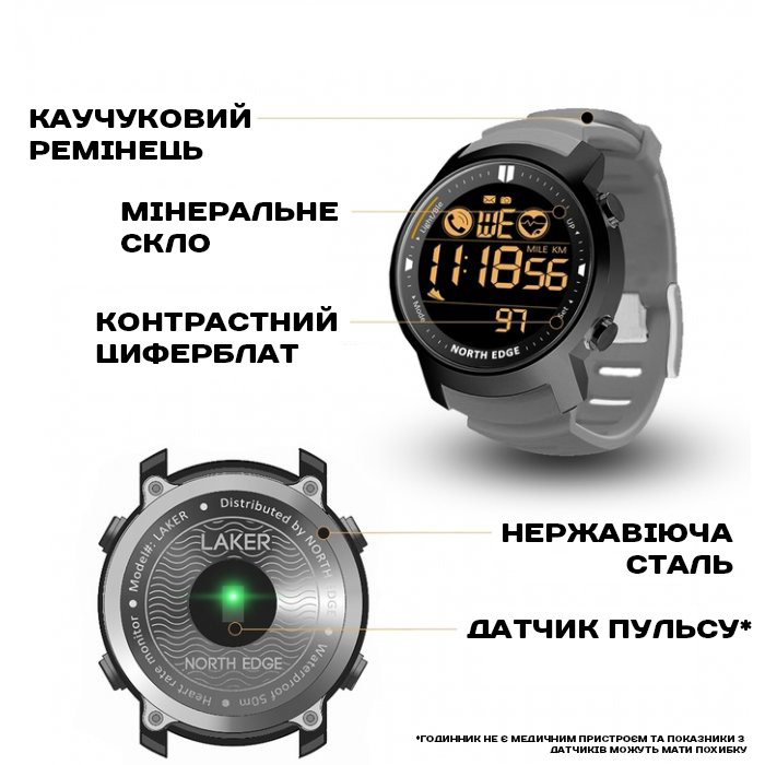 North Edge Laker Iron Edition, 2 ремінці - 3