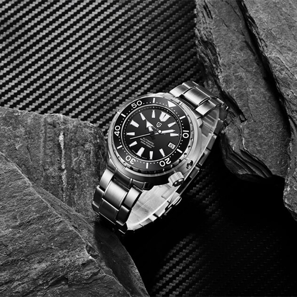 Pagani Design PD-1695 Silver-Black Steel - 4