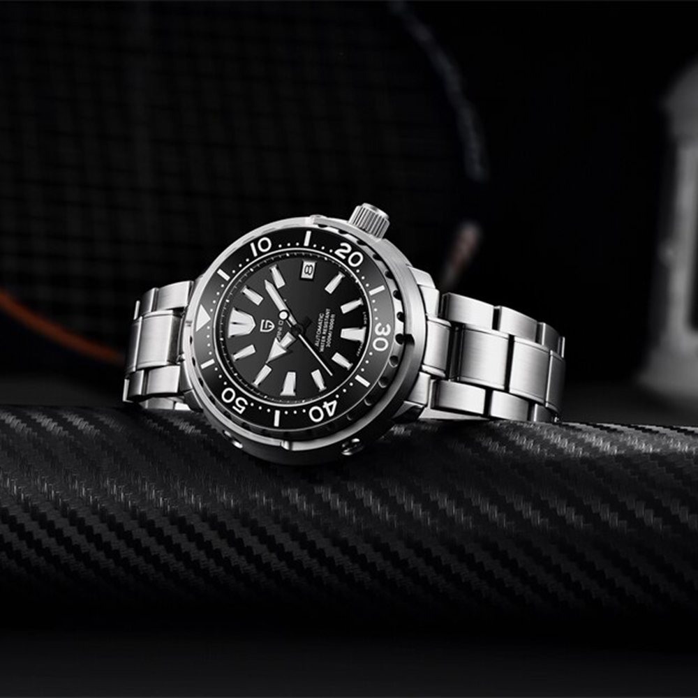 Pagani Design PD-1695 Silver-Black Steel - 5