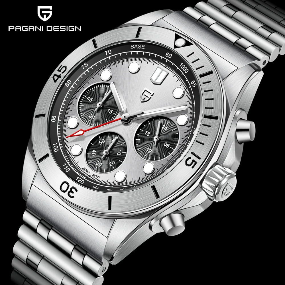 Pagani Design PD-1705-1 Silver-Silver Steel - 2