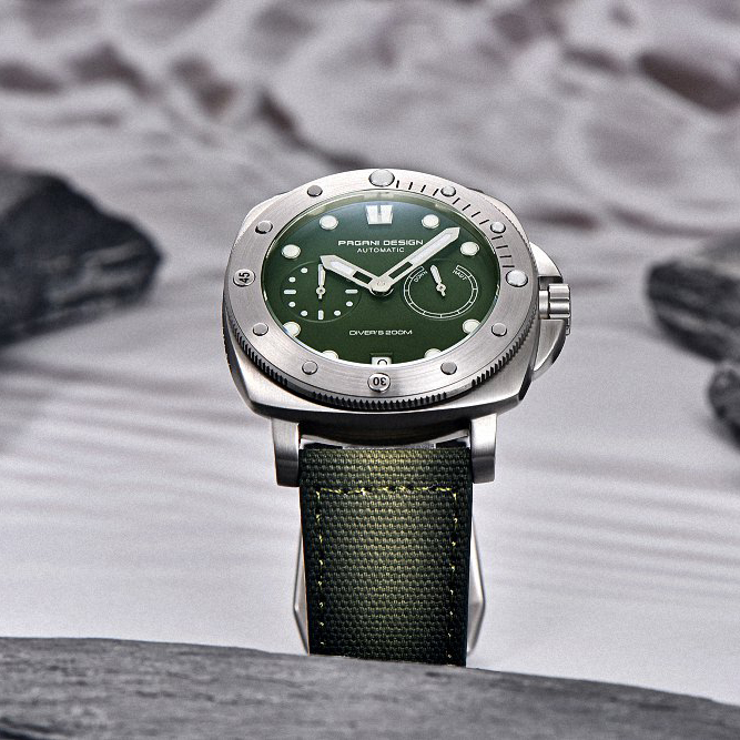 Pagani Design PD-1767 Silver-Green - 4