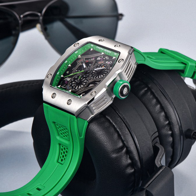 Pagani Design PD-YS012 Silver-Green - 2