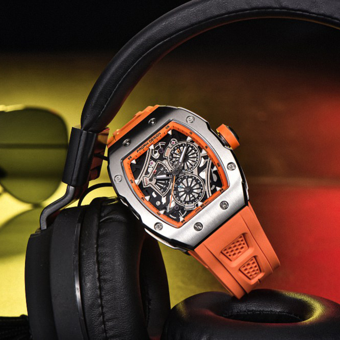 Pagani Design PD-YS012 Silver-Orange - 4