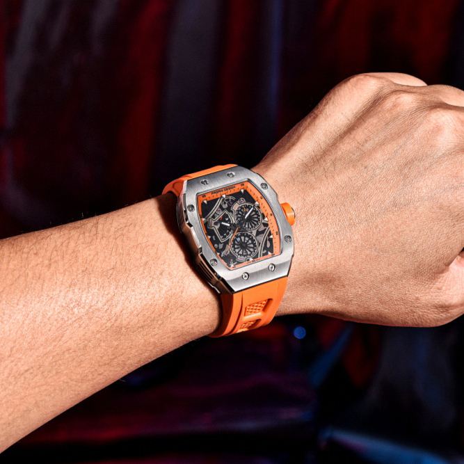 Pagani Design PD-YS012 Silver-Orange - 5