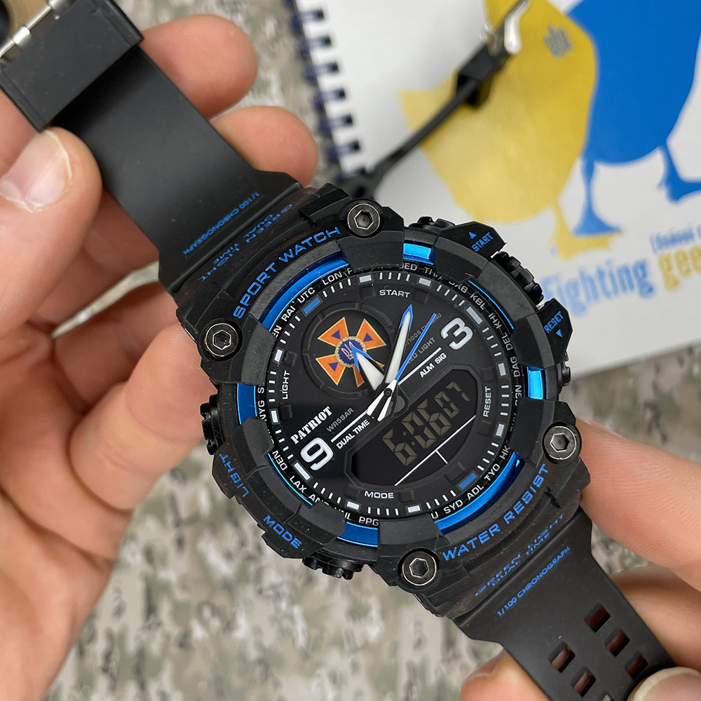 Patriot 001BUDSNS ДСНС Чорні з синім + Коробка. - 2