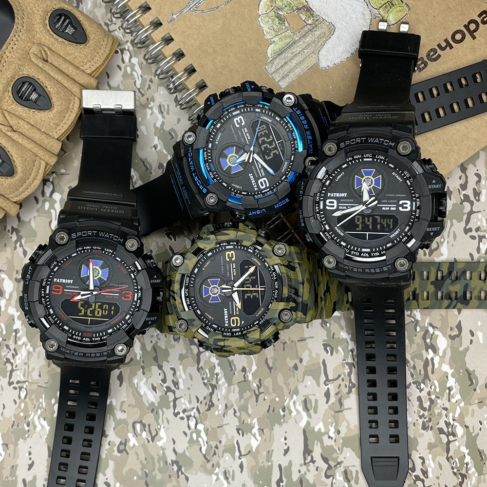 Patriot 001BUSBU СБУ Чорні з синім + Коробка. - 3