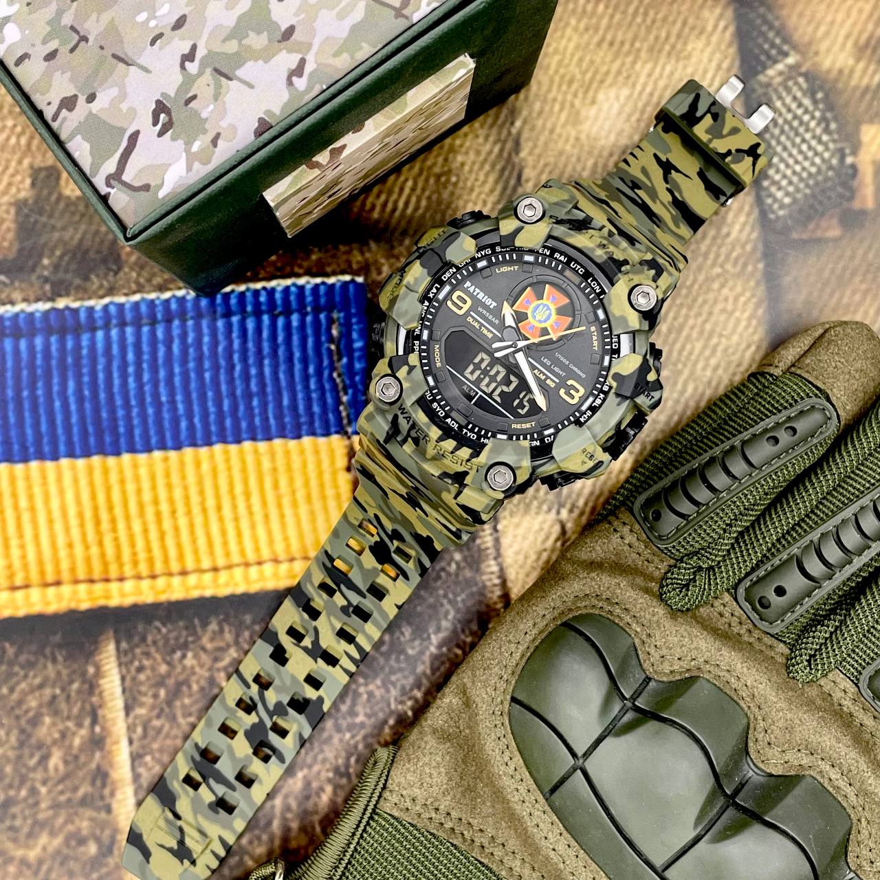 Patriot 001CMGRDSNS ДСНС Зелений камуфляж + Коробка. - 2