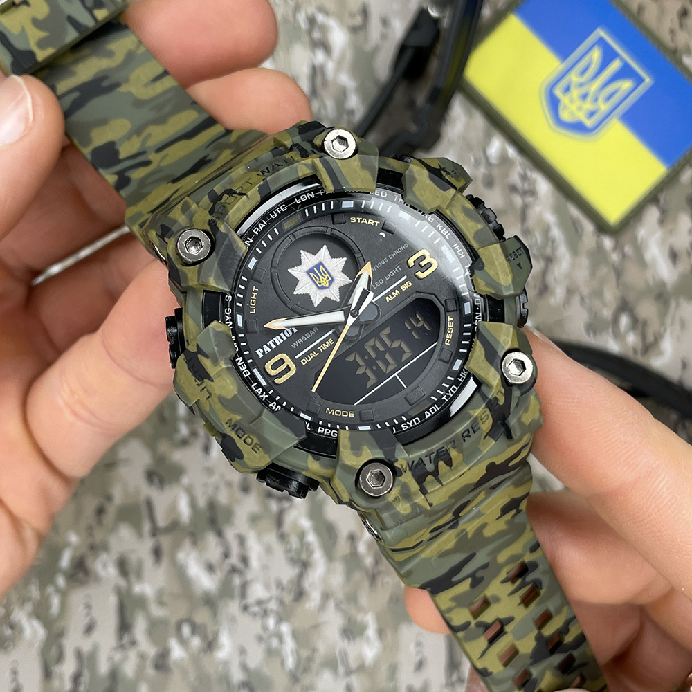 Patriot 001CMGRPO Поліція Зелений камуфляж + Коробка. - 2