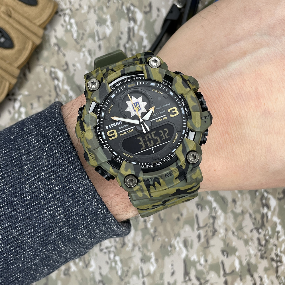 Patriot 001CMGRPO Поліція Зелений камуфляж + Коробка. - 3