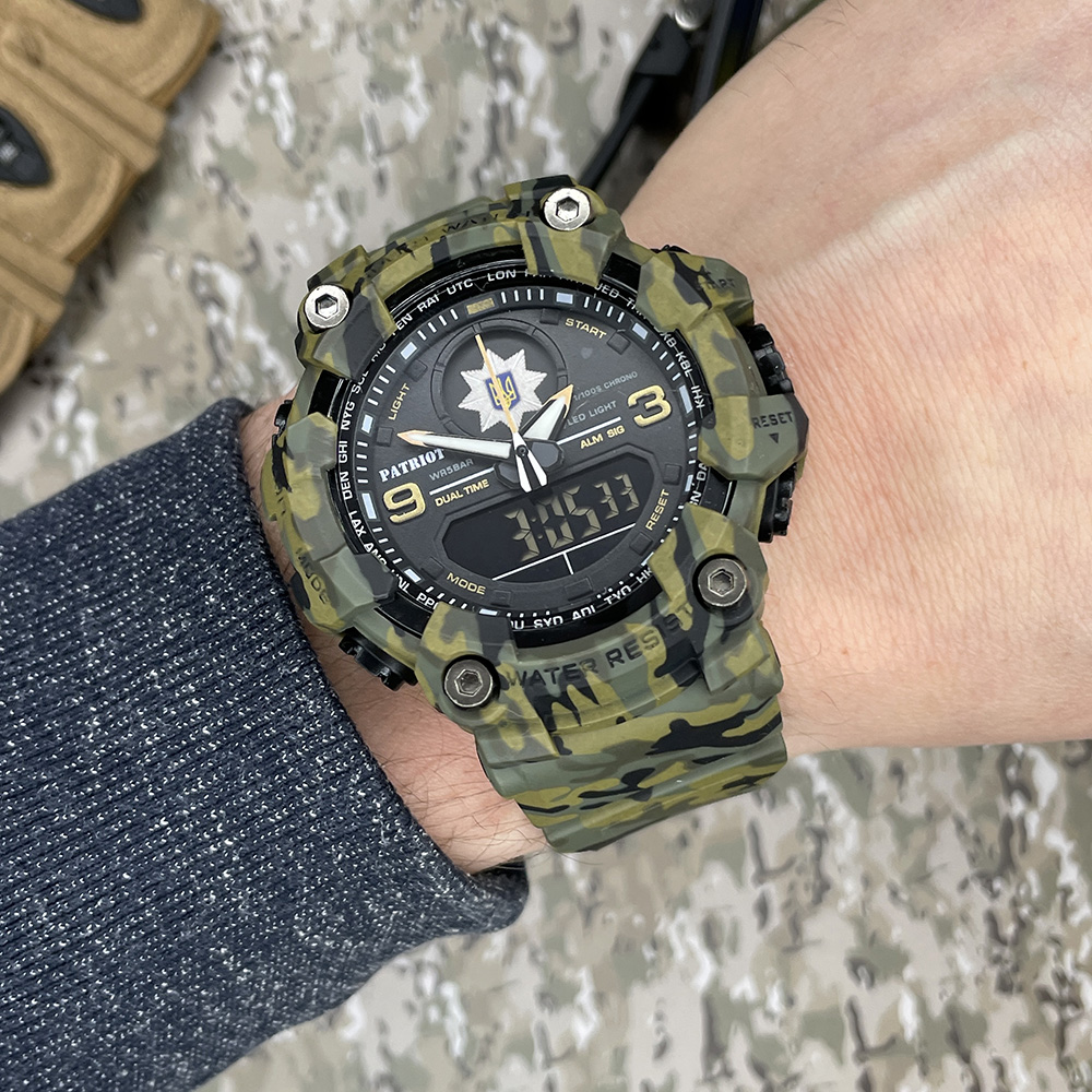 Patriot 001CMGRPO Поліція Зелений камуфляж + Коробка. - 4