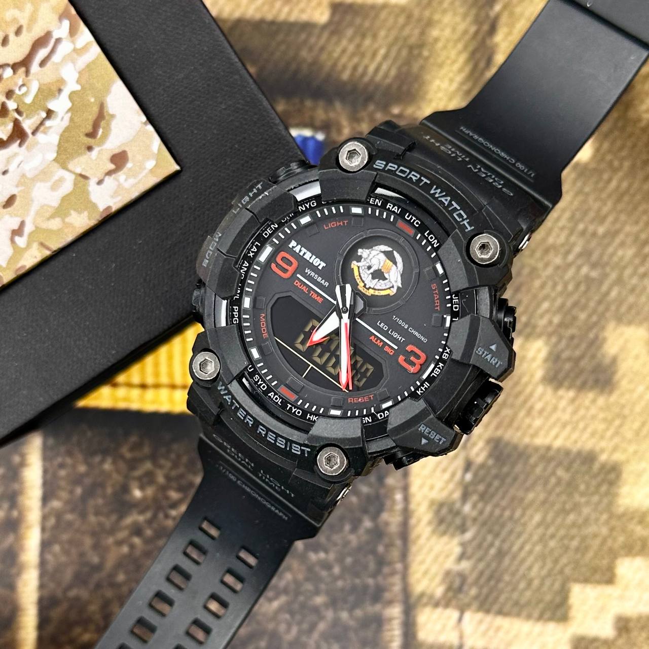 Patriot 001RDSSO ССО Чорні з червоним + Коробка - 5