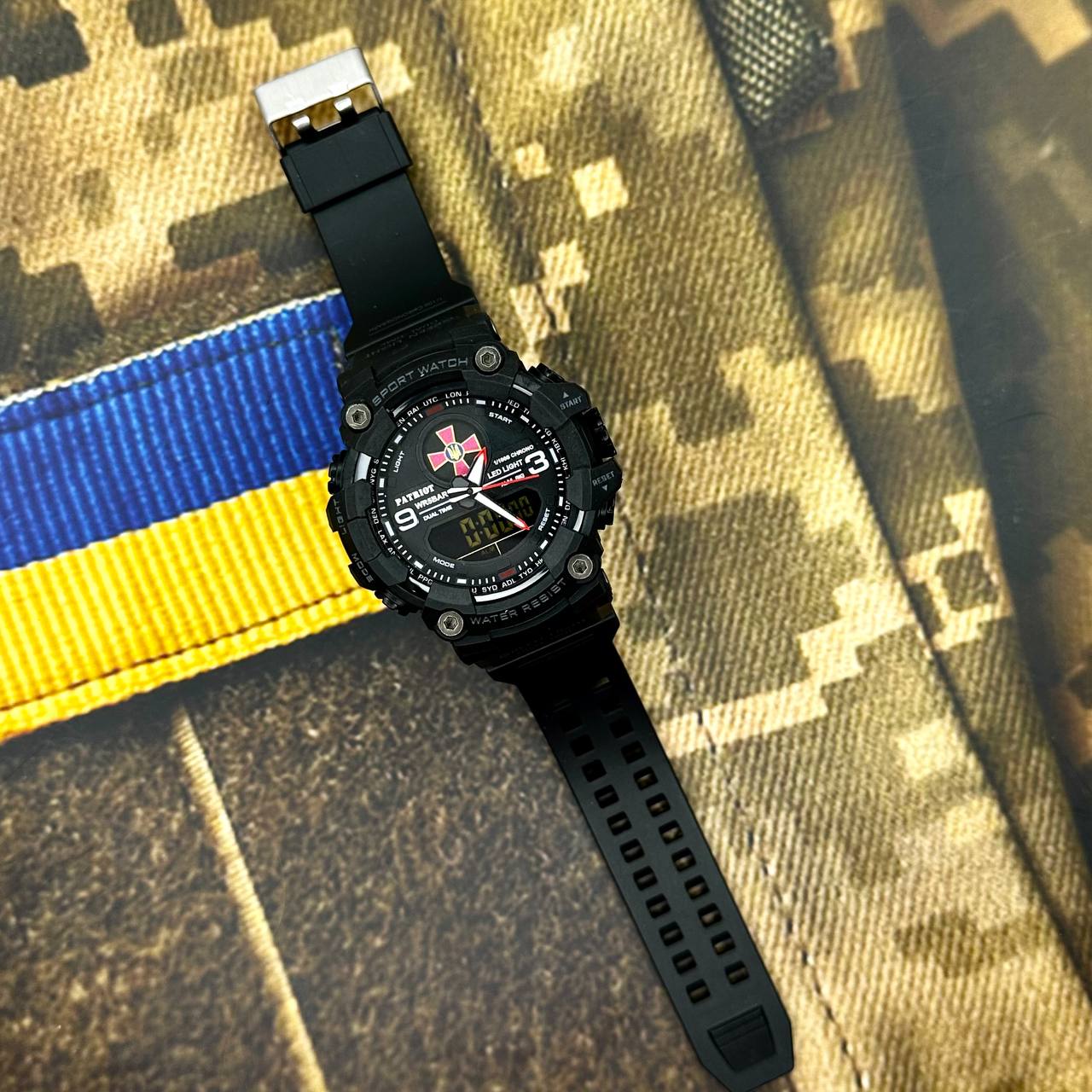 Patriot 001RDZSU ЗСУ Чорні з червоним + Коробка. - 2