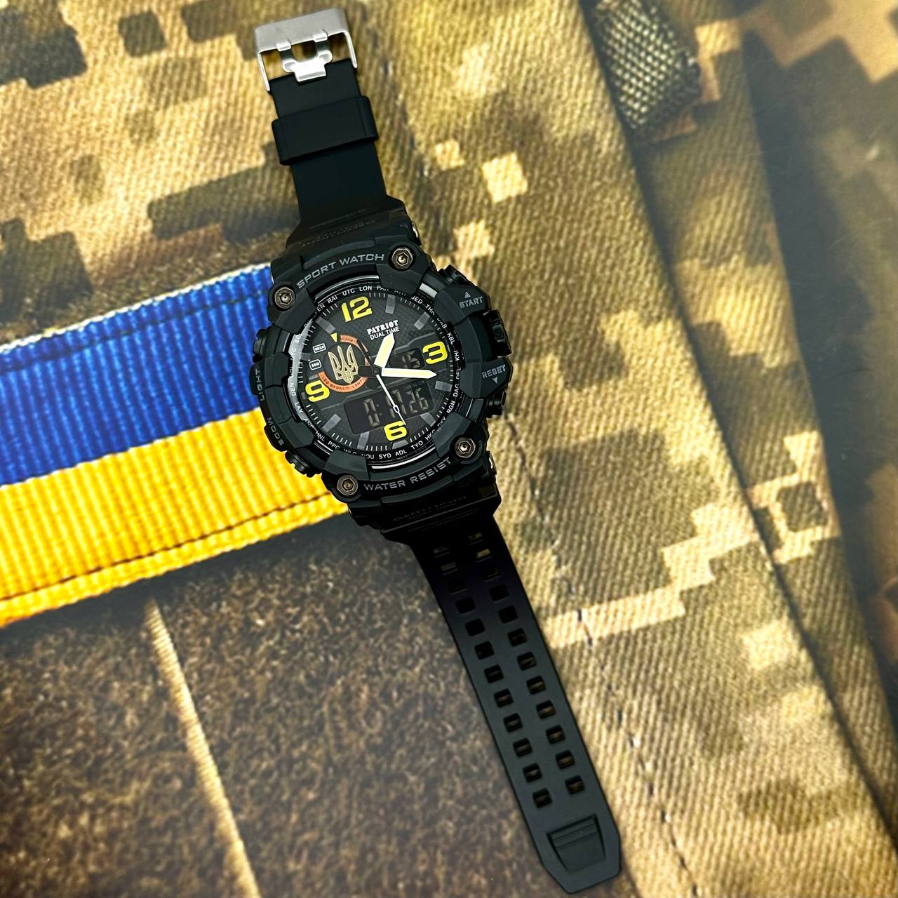 Patriot 002BKUAGD Тризуб золото Чорні + Коробка. - 2