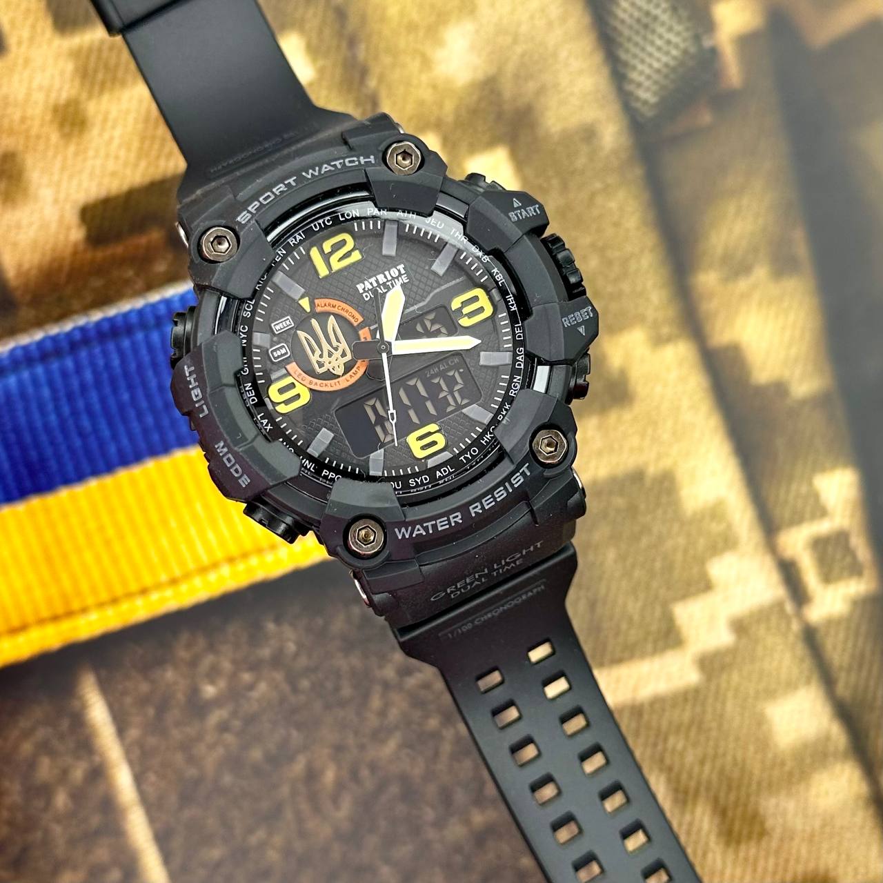 Patriot 002BKUAGD Тризуб золото Чорні + Коробка. - 3