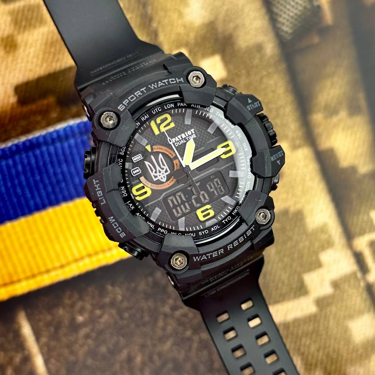 Patriot 002BKUASI Тризуб срібло Чорні + Коробка - 3