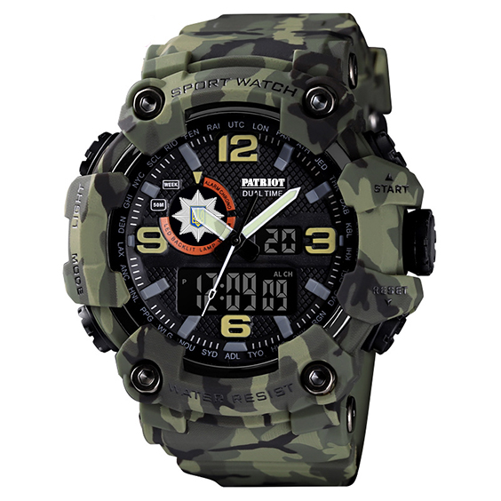 Patriot 002CMGRPO Поліція Зелений камуфляж + Коробка - 2
